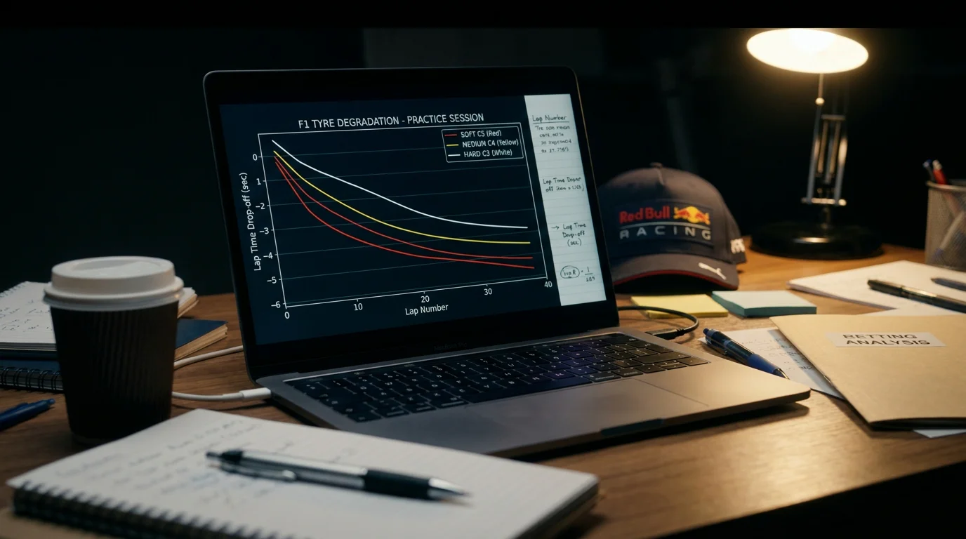 F1 pit stop undercut attempt shown in race position sequence affecting live in-play betting odds